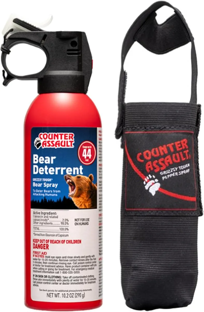 Counter Assault Bear Spray with Holster, 10.2 oz