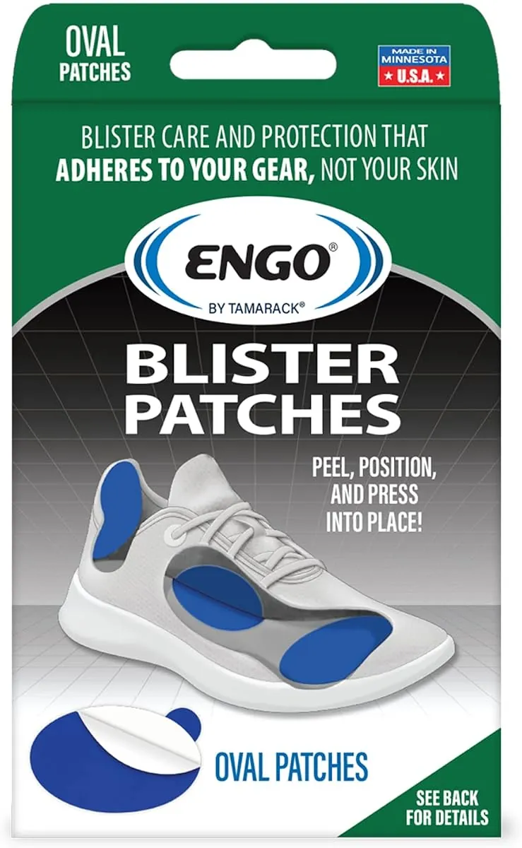 ENGO Blister Prevention Patches, Oval 6 Pack