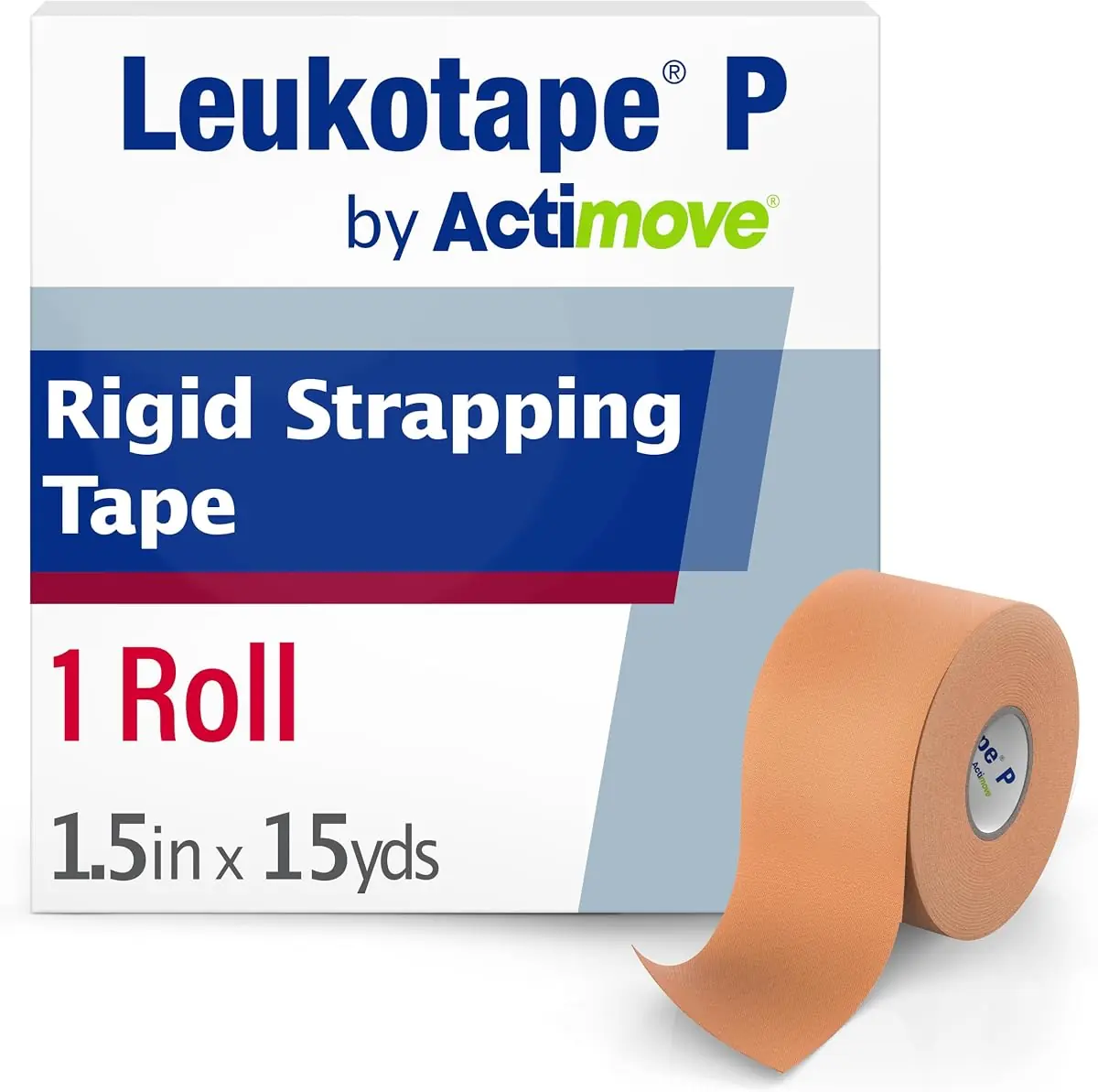 Leukotape P Strapping Tape, 1.5 in x 15 yd