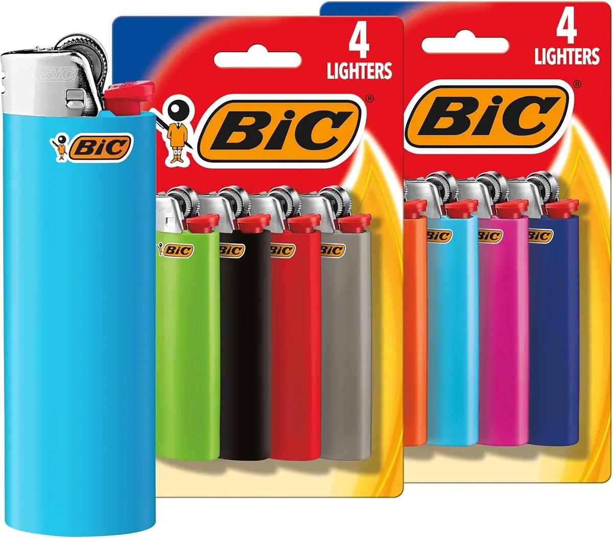 BIC Maxi Pocket Lighters, 8-Pack