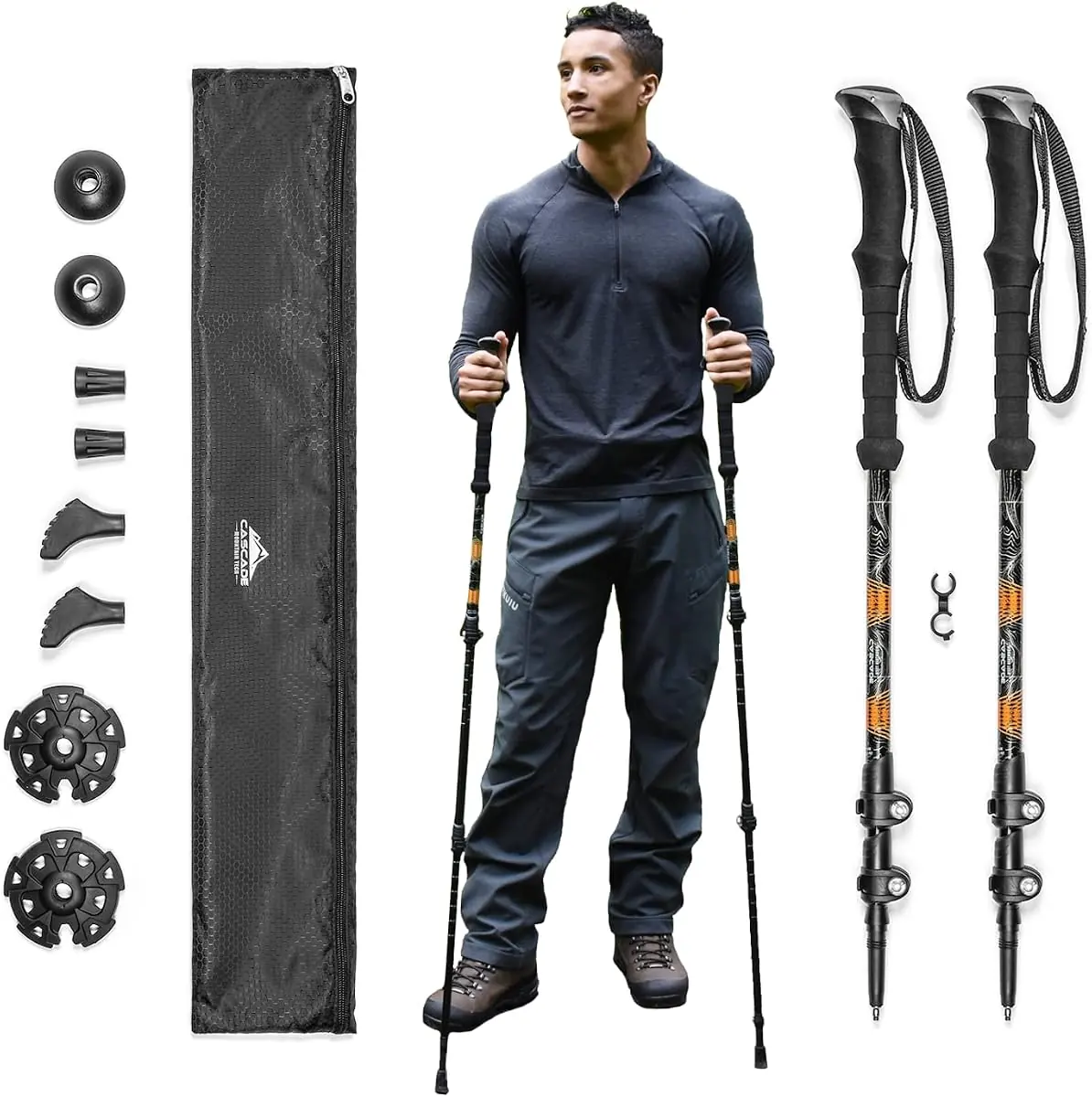 Cascade Mountain Tech Aluminum Trekking Poles