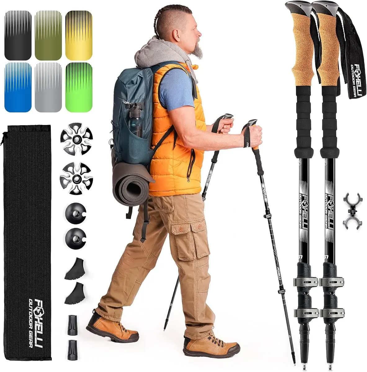 Foxelli Trekking Poles