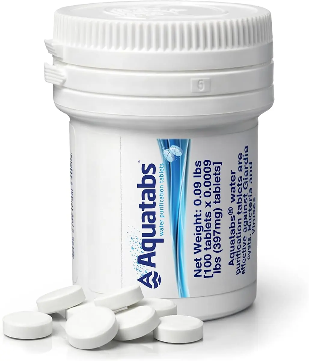 Aquatabs 397mg Purification Tablets, 100 Pack