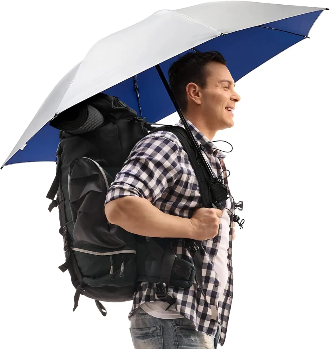 G4Free UPF 50+ Compact Hiking Umbrella